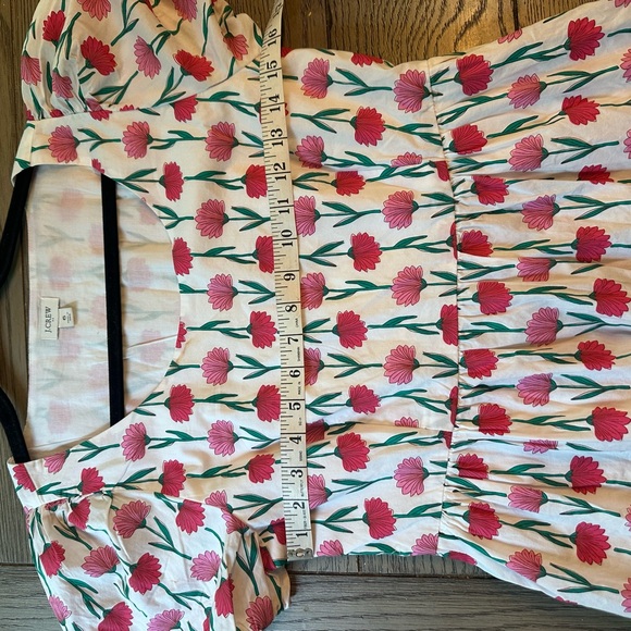 J. Crew Floral Maxi Dress - Red and Pink - Picture 4 of 12